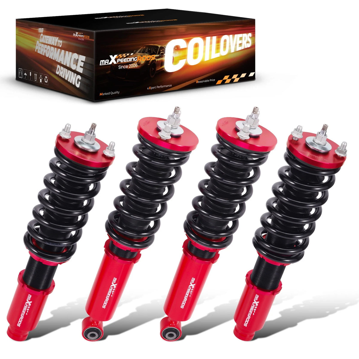Coilovers 24 Way Damper Lowering Kit for Honda CR-V (1997–2001) 5OAMRU, RD1, RD2, RD3