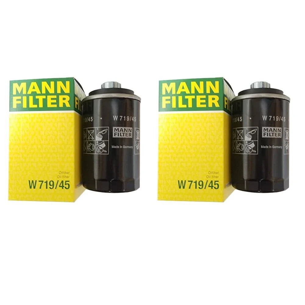 Set of 2 Oil Filters W71945 for Audi A3 A4 TT VW Beetle Jetta Passat (2000–2023)