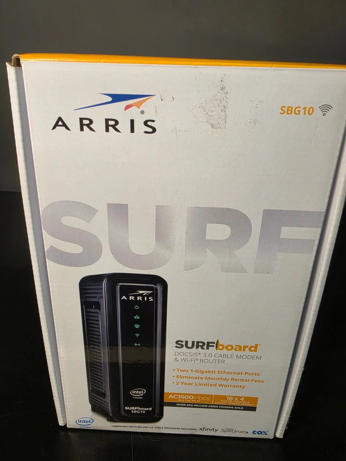 ARRIS SBG10 AC1600 Dual-Band Cable Modem Router for