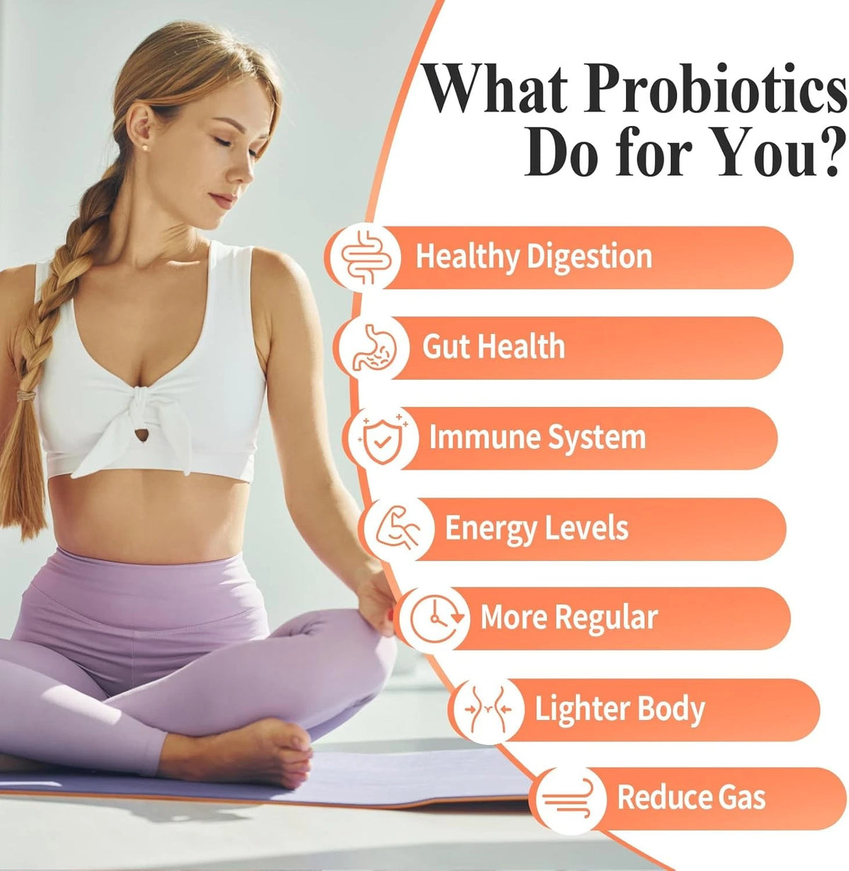 300 Billion CFU Probiotics for Women (60 Count)