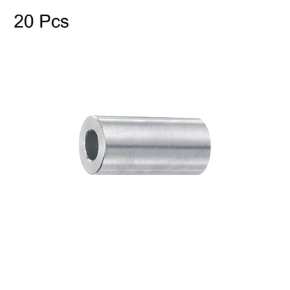 20X Aluminum Spacer 5mm Bore x 10mm OD x 20mm Length for Universal Use