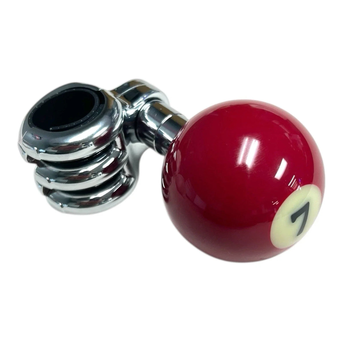 Steering Wheel Spinner Knob Suicide Type for Burgundy 7 Pool Ball (Fits)