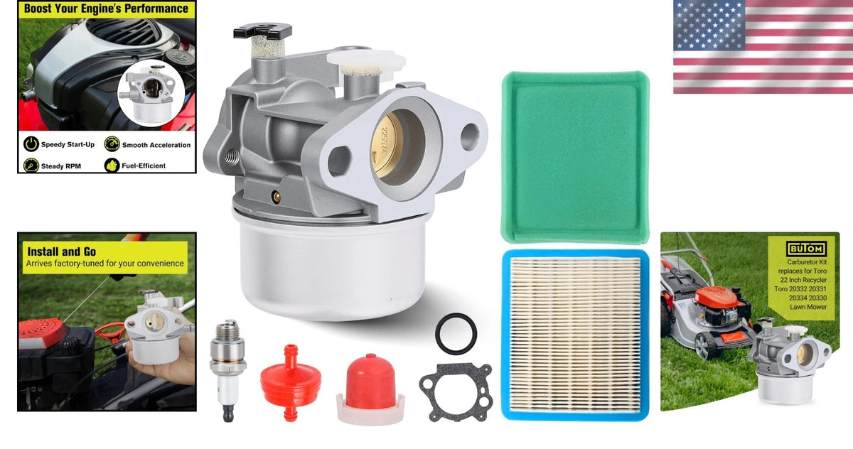 190CC Toro Carburetor Replacement Kit for Select Models