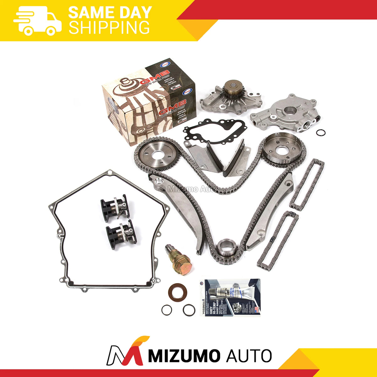 Timing Chain Kit with Water Pump for Chrysler Dodge 2.7 (1998–1999) - MA-4216899384, 4663632, 4792305, 4792306