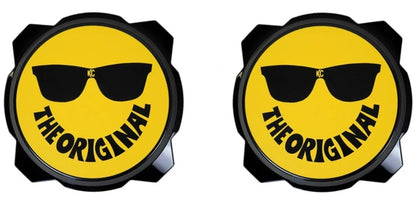 2X KC HiLites 6" Round Yellow Snap On Hard DayLighters for 5114