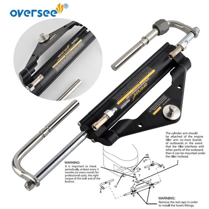 Single Hydraulic Steering Cylinder for Yamaha Mercury (90-150HP)