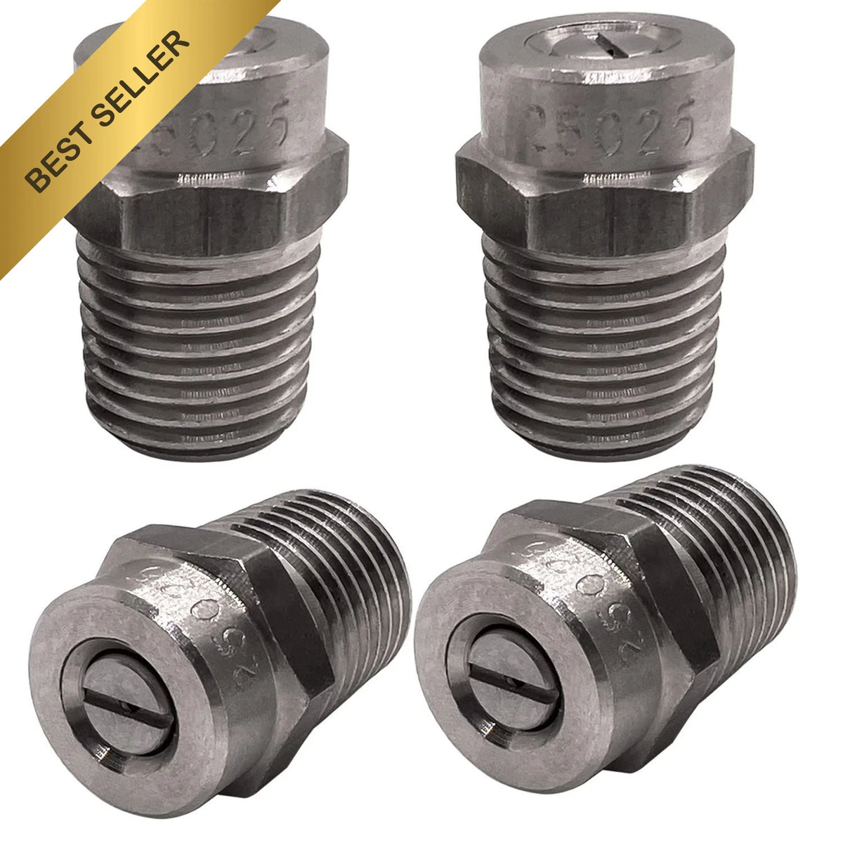 Set of 4 Surface Cleaner Tips for Pressure Washer 4000 PSI 2.5 Orifice
