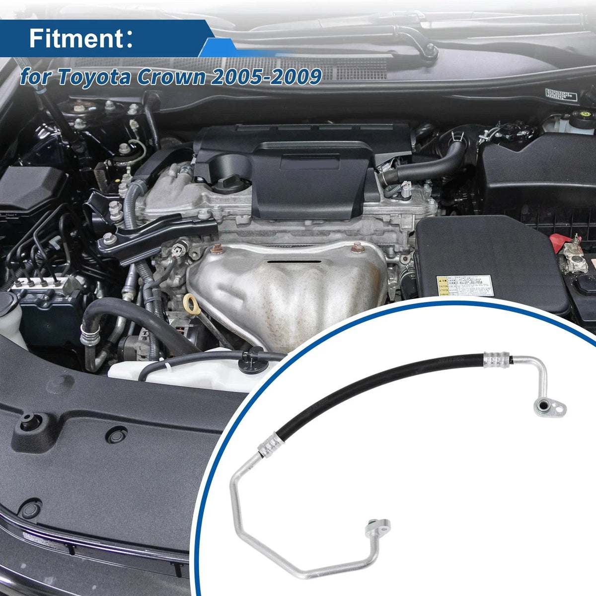 A/C Refrigerant Liquid Hose for Toyota Crown (2005–2009) No. 887110N010