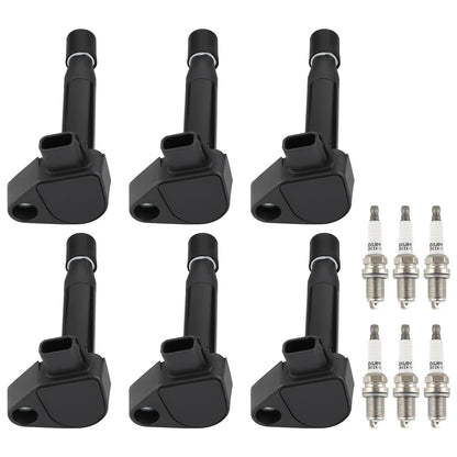 6X Ignition Coil & Spark Plug Pack for Honda Odyssey Accord Acura CL TL (1995–2006) UF242