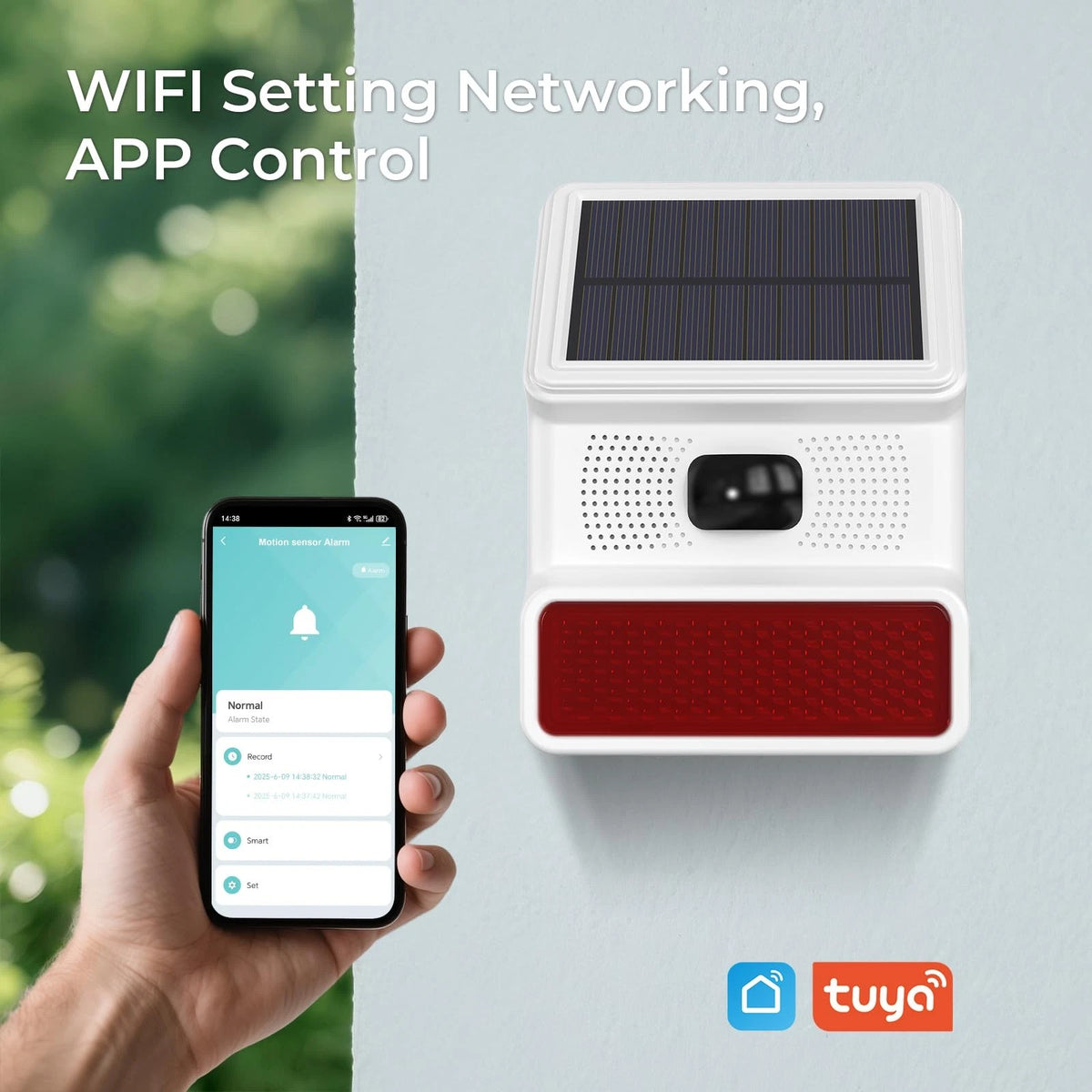 Wireless Motion Sensor Alarm for Driveway Security (App Controlled)