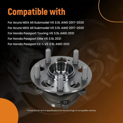 Rear Wheel Hub & Bearing Assembly for Honda Passport (2019–2023) 512629