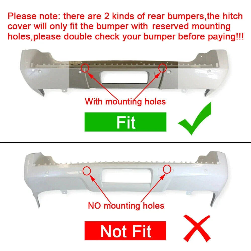 Rear Bumper Tow Hitch Hole Cover for Chevy Tahoe (2007–2013) GM1129106