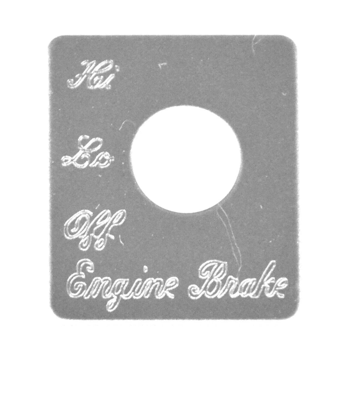 Toggle Switch Plate for Peterbilt (HTS#PB-2026)
