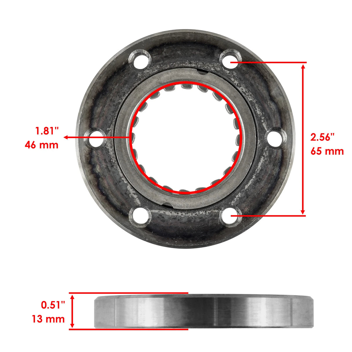 Starter Clutch One Way Bearing Sprag for Yamaha Grizzly 660 YFM660 (2002) CL1497SC152ST, 4KB155900000