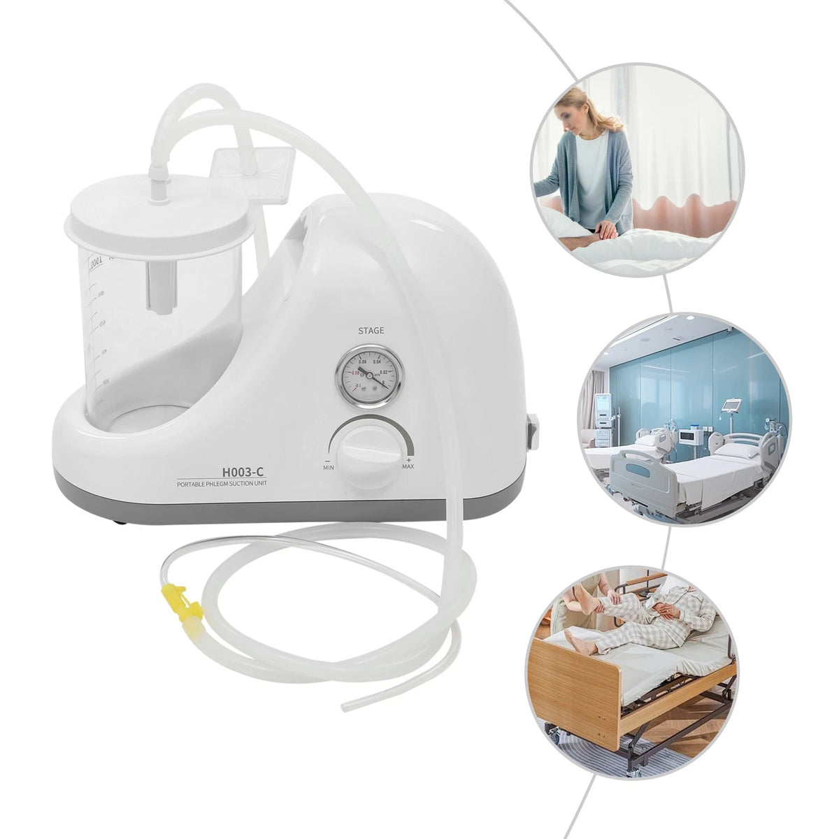 Portable Dental Suction Unit for Emergency Medical Use