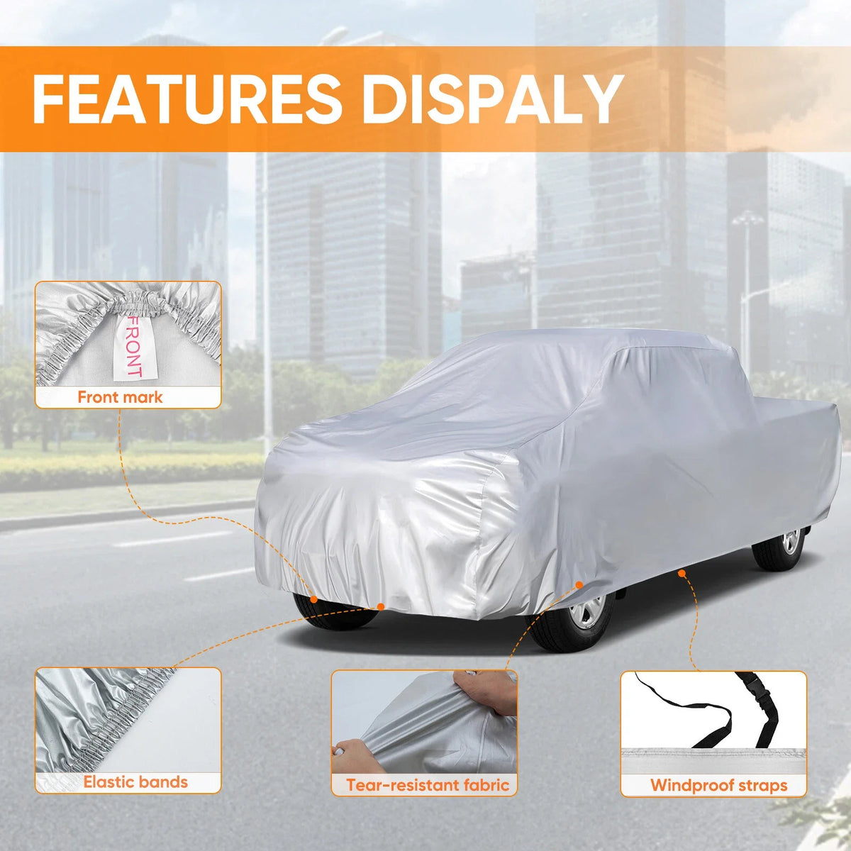 Waterproof Car Cover for Ford F-150 (2015–2023) Rain UV Resistant