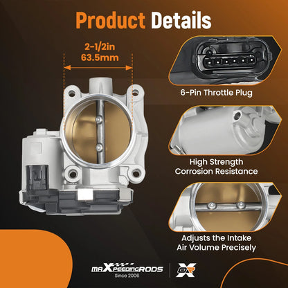 Throttle Body for Buick Envision 2017–2020, Chevrolet Colorado, Malibu