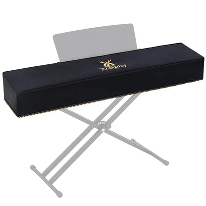Piano Keyboard Dust Cover with Music Stand Opening (Zipper Design)