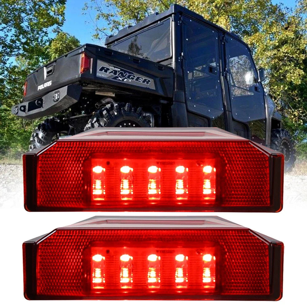 Set of 2 Red LED Tail Lights for Polaris General 1000 XP (2016–2023)