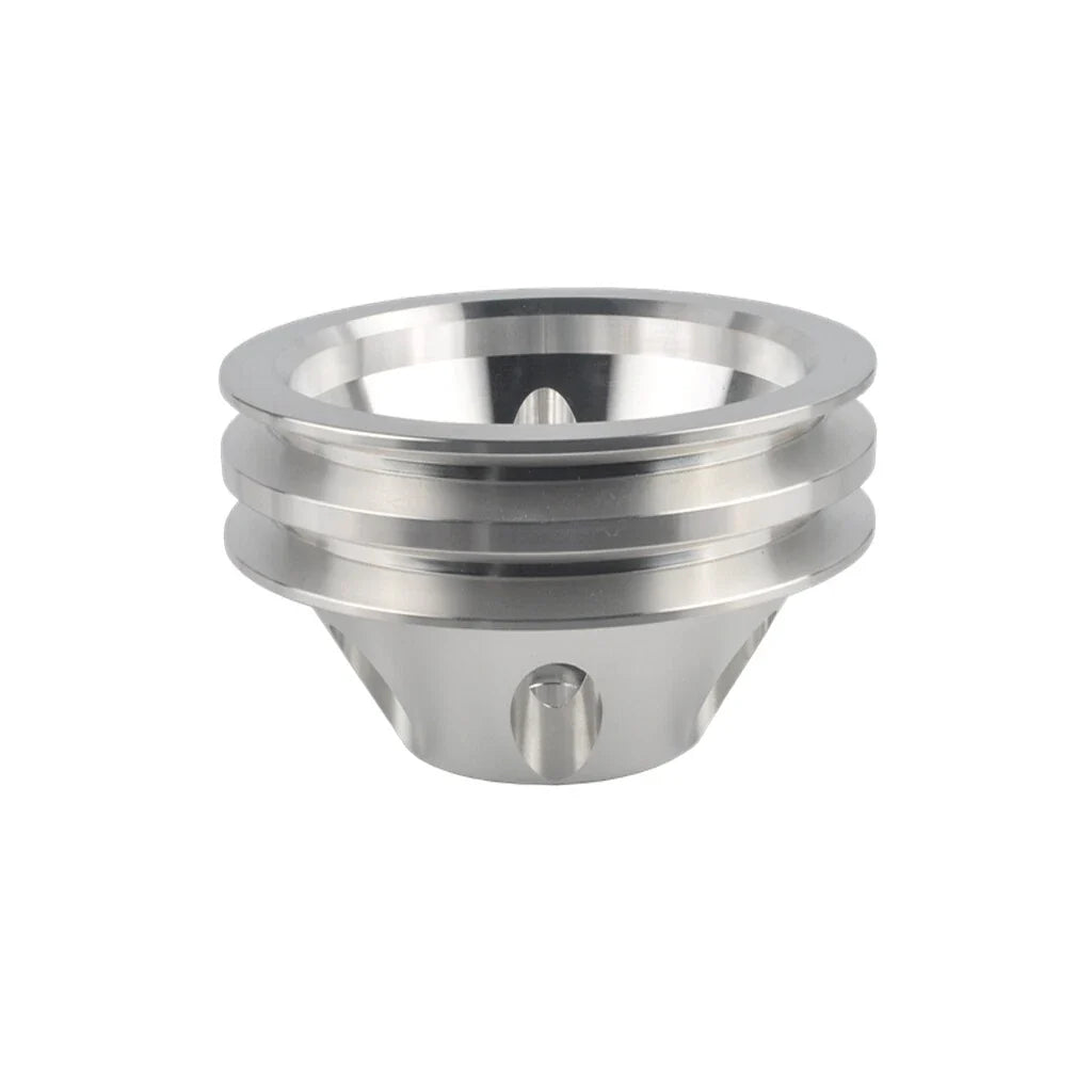 Water Pump Pulley for SB Chevy SBC 350 383 400 (Long Pump, Double Grooves)