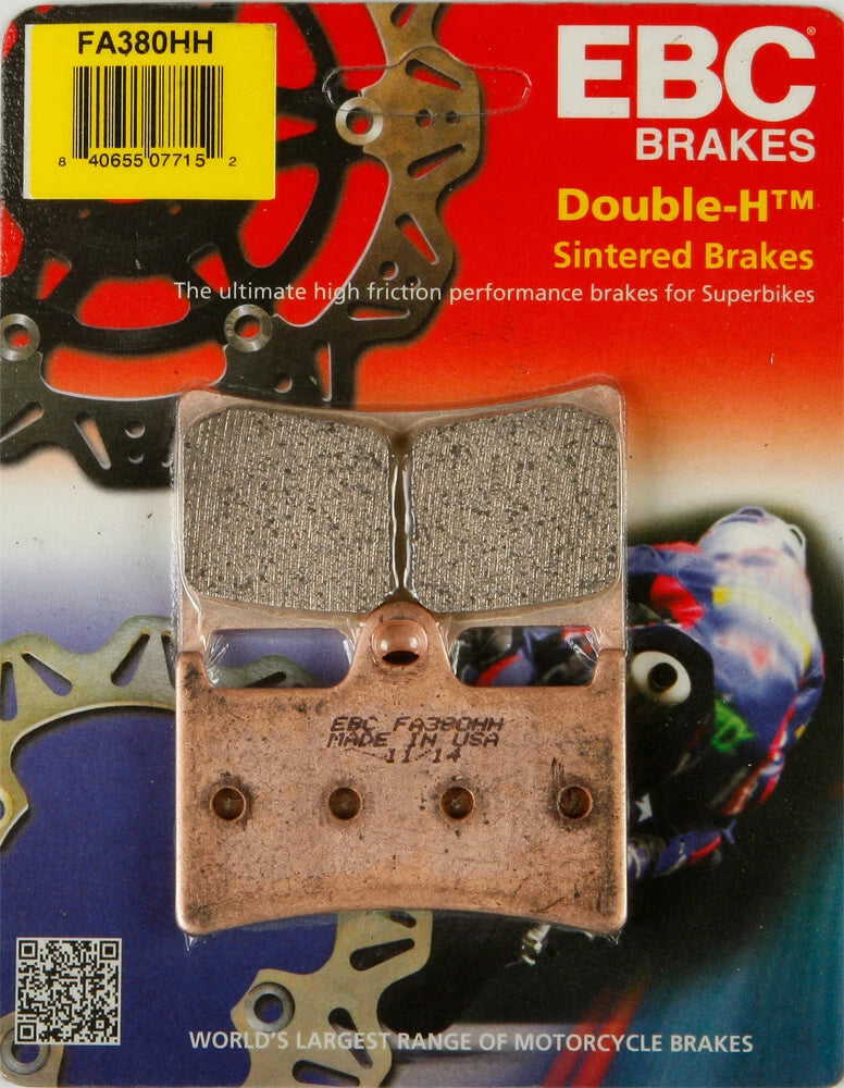 EBC FA380HH Sintered Brake Pads for Yamaha R1 R6 YZF FZ1 XSR XT (2000–2023)