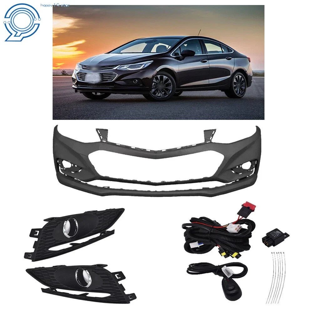 Front Bumper Cover for Chevy Cruze LS Sedan (2016–2018)