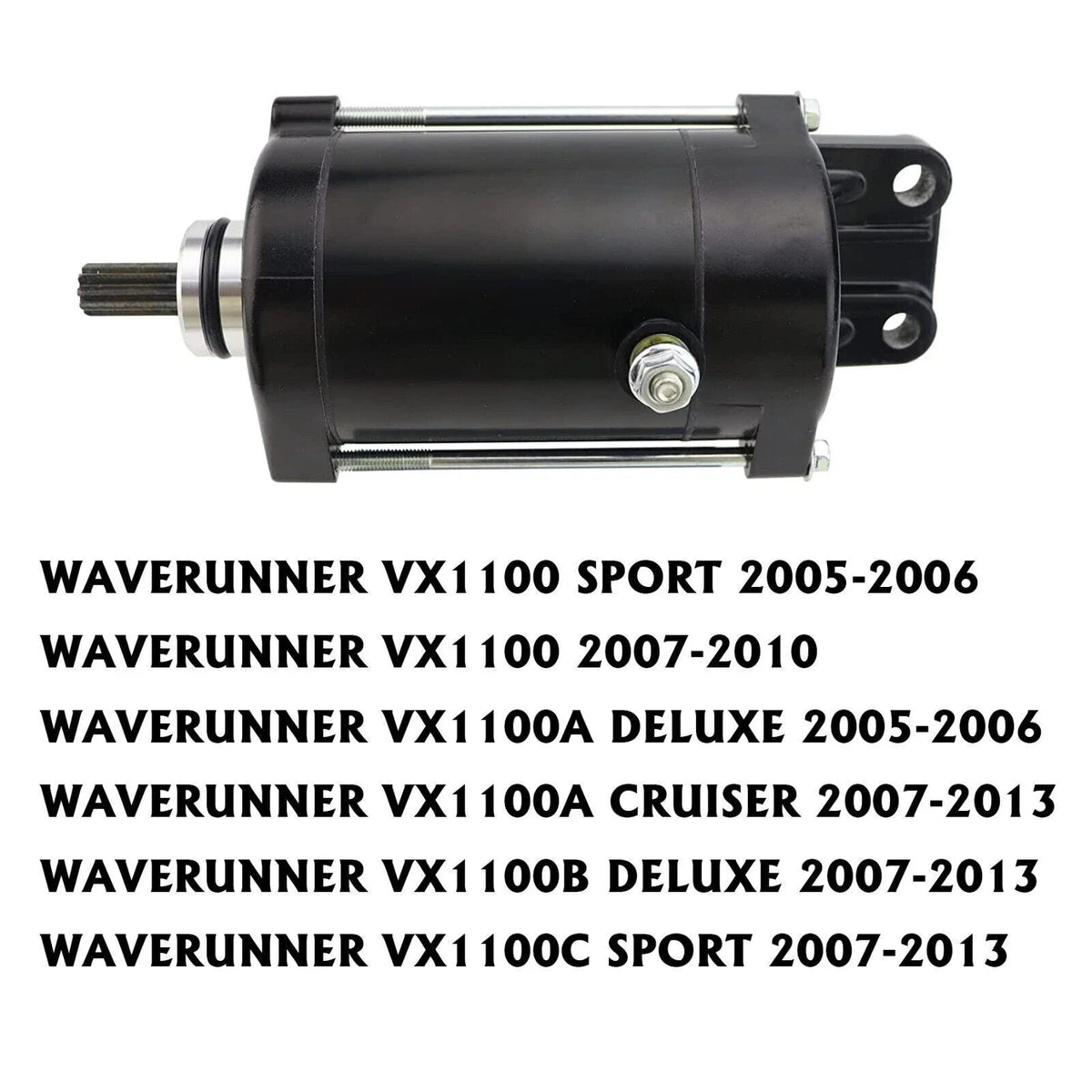 Starter for Yamaha WaveRunner 1100 VX1100A (2005–2006) 1052cc