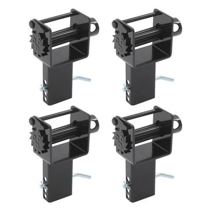 Set of 4 Heavy Duty Trailer Stake Pocket Winches 5400 LBS