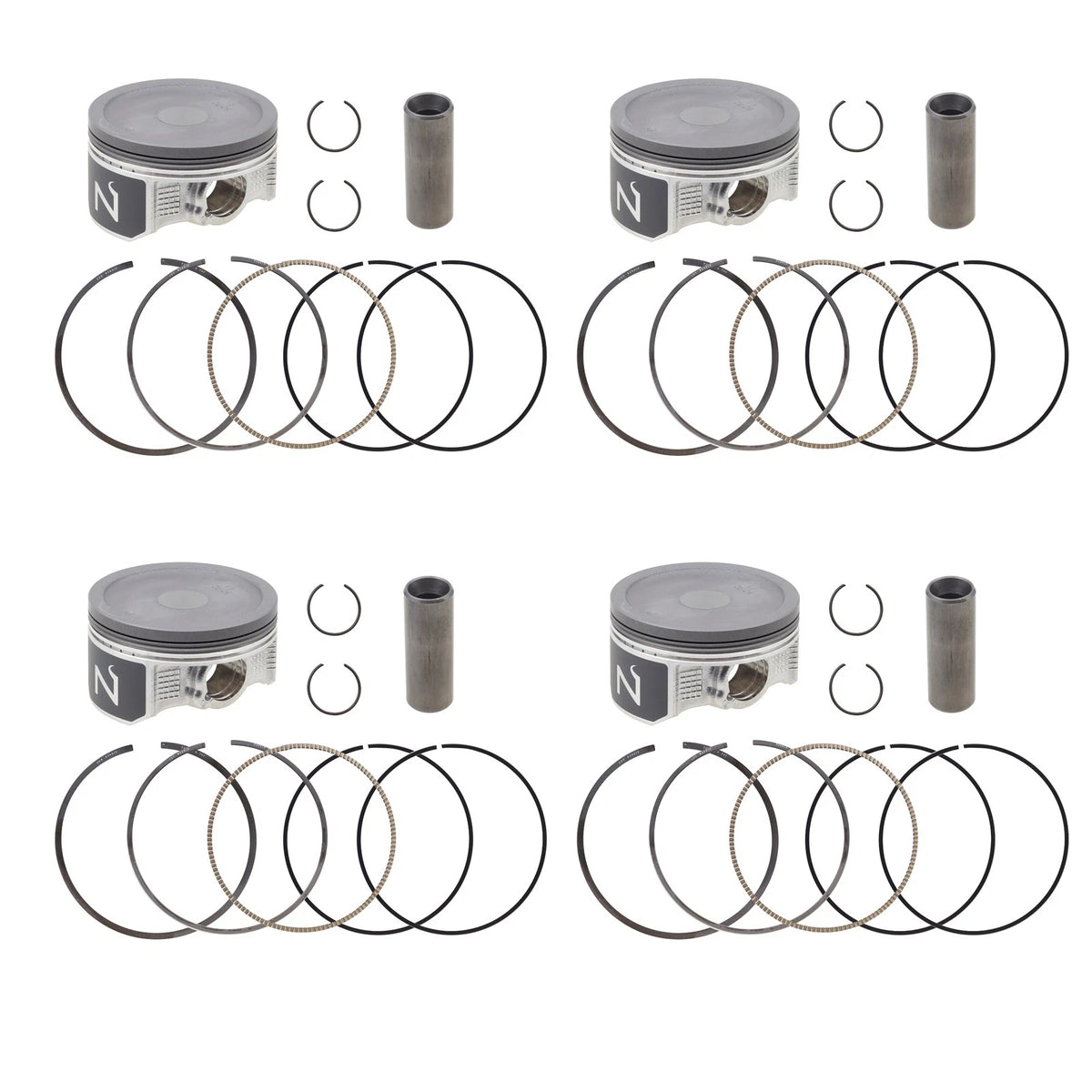 4 Namura Standard Bore C Piston Kits for Kawasaki Ultra 300, Ultra 310 (83mm)