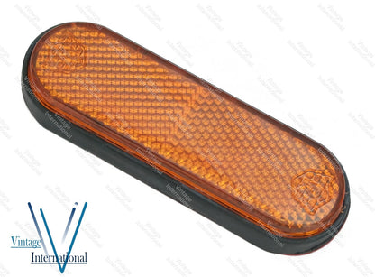 Pair ABS Shocker Reflector Yellow for Royal Enfield Classic Standard Electra
