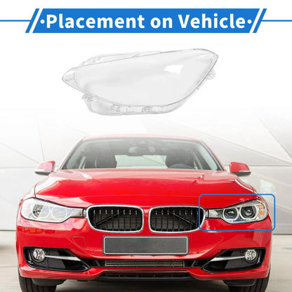 1 Pc Headlight Lens Cover for BMW 1 Series (2012–2014) No. 63117229671