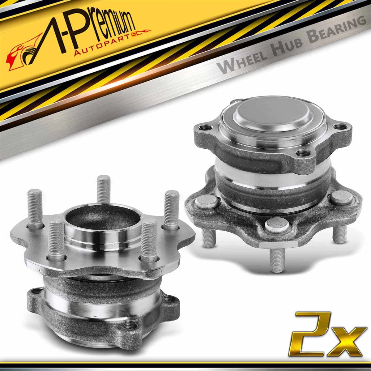 2X Rear Wheel Hub & Bearing Assembly for Nissan Altima (2019–2023) 43202-6CA0A, 512665