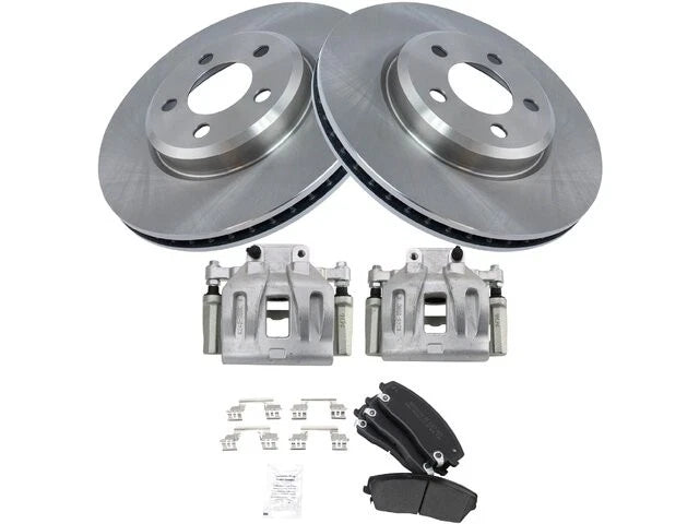 Set of 4 Brake Pad Rotor and Caliper for Chrysler 300 (2012–2013) 14397FHQN