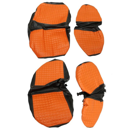 Set of 2 Front and Rear Seat Covers for EZGO Freedom TXT (2014–Up) - Orange