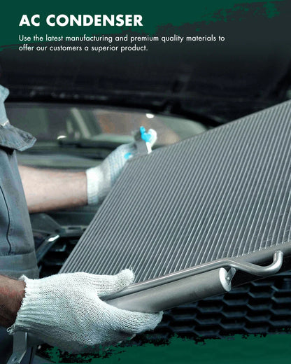 Aluminum AC Condenser for Fiat 500X (2016–2018) 4921