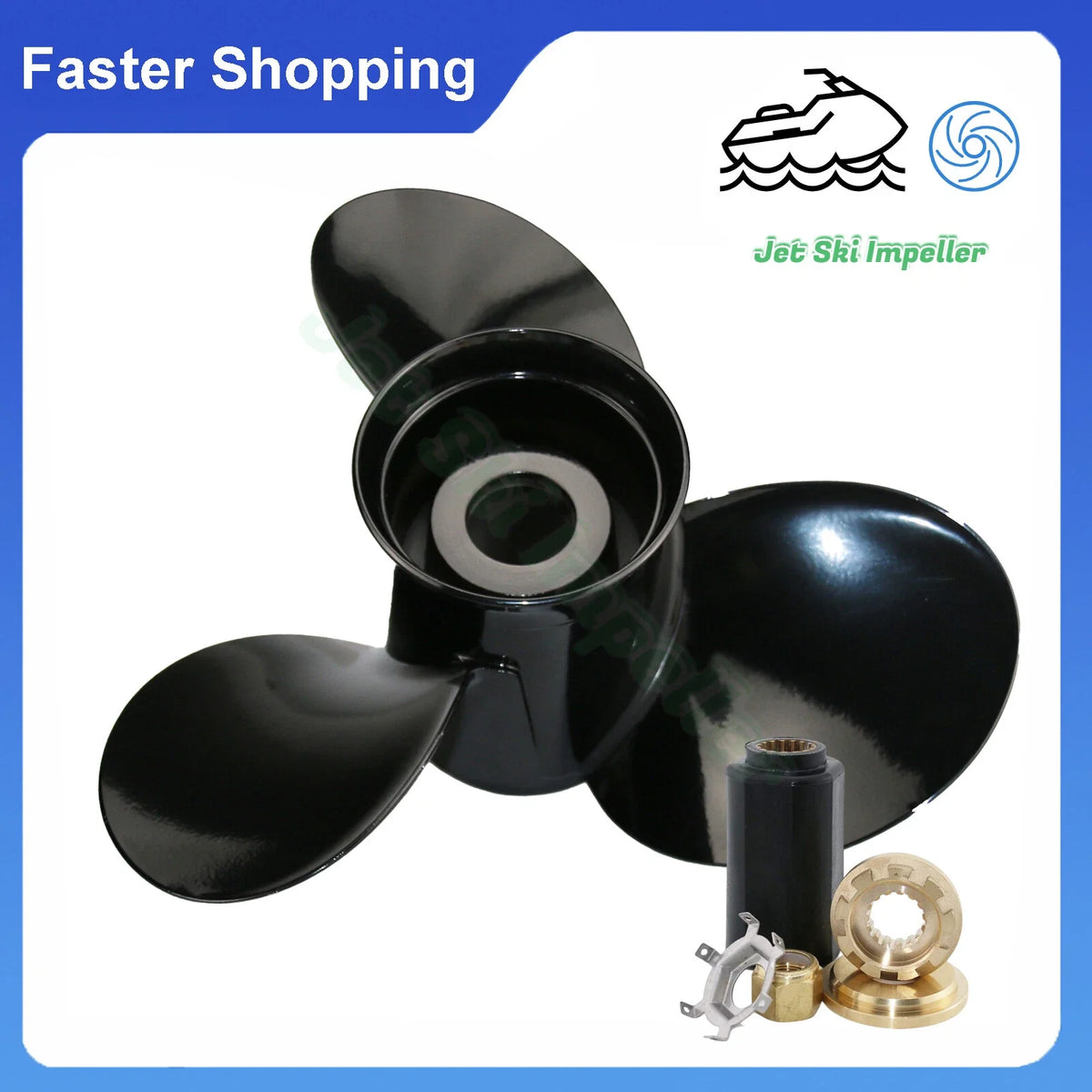 Aluminum Propeller 13x19 for Mercury Marine Outboard 40-140hp (OEM 48-77346A45)