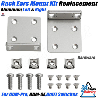 Rack Ears Mounting Kit for Ubiquiti UDM-Pro UniFi Switches