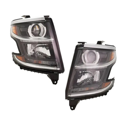 Headlight Assembly Pair for Chevy Tahoe (2018–2020) LLX-PAIR-GM2502485-CL360A70, GM2502485, GM2503485