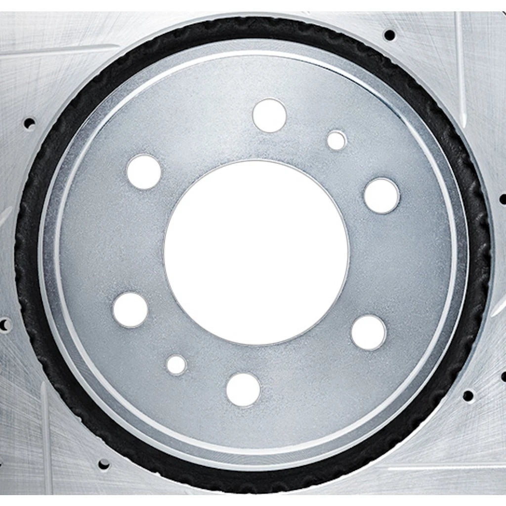 Brake Rotor Set for GMC Envoy (2002–2009) ALX-PAU-DF-7004-48003-CLA4, Drilled & Slotted