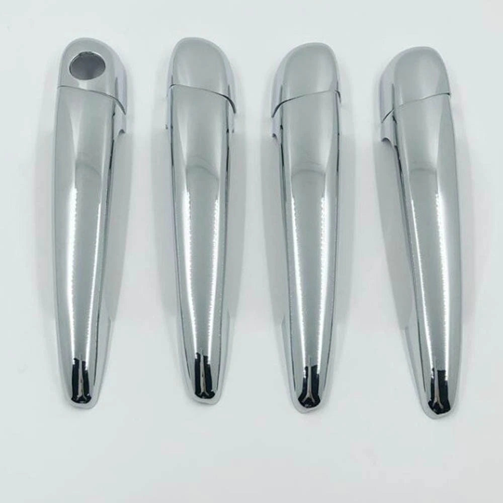 Set of 4 Chrome Exterior Door Handle Covers for BMW E46 (1998–2005)