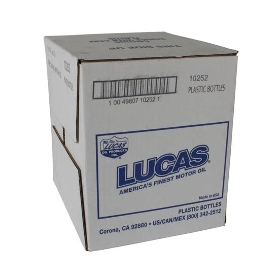 Case of Lucas Oil 10252 SAE 20W50 Engine Oil