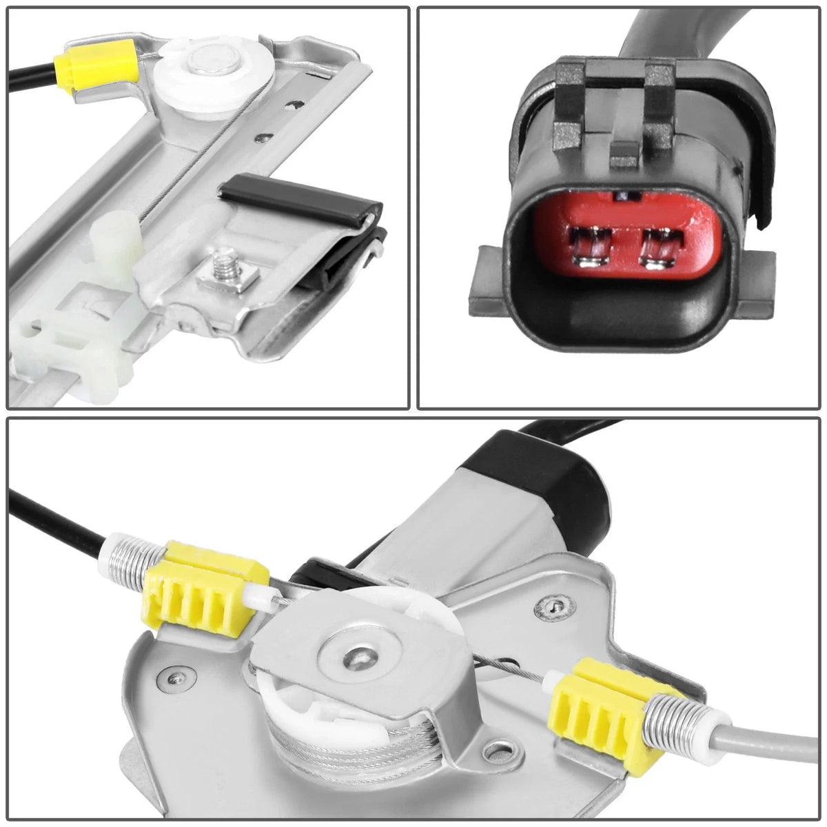 2X Left Window Regulator with Motor for Chrysler Town & Country (2008–2016)