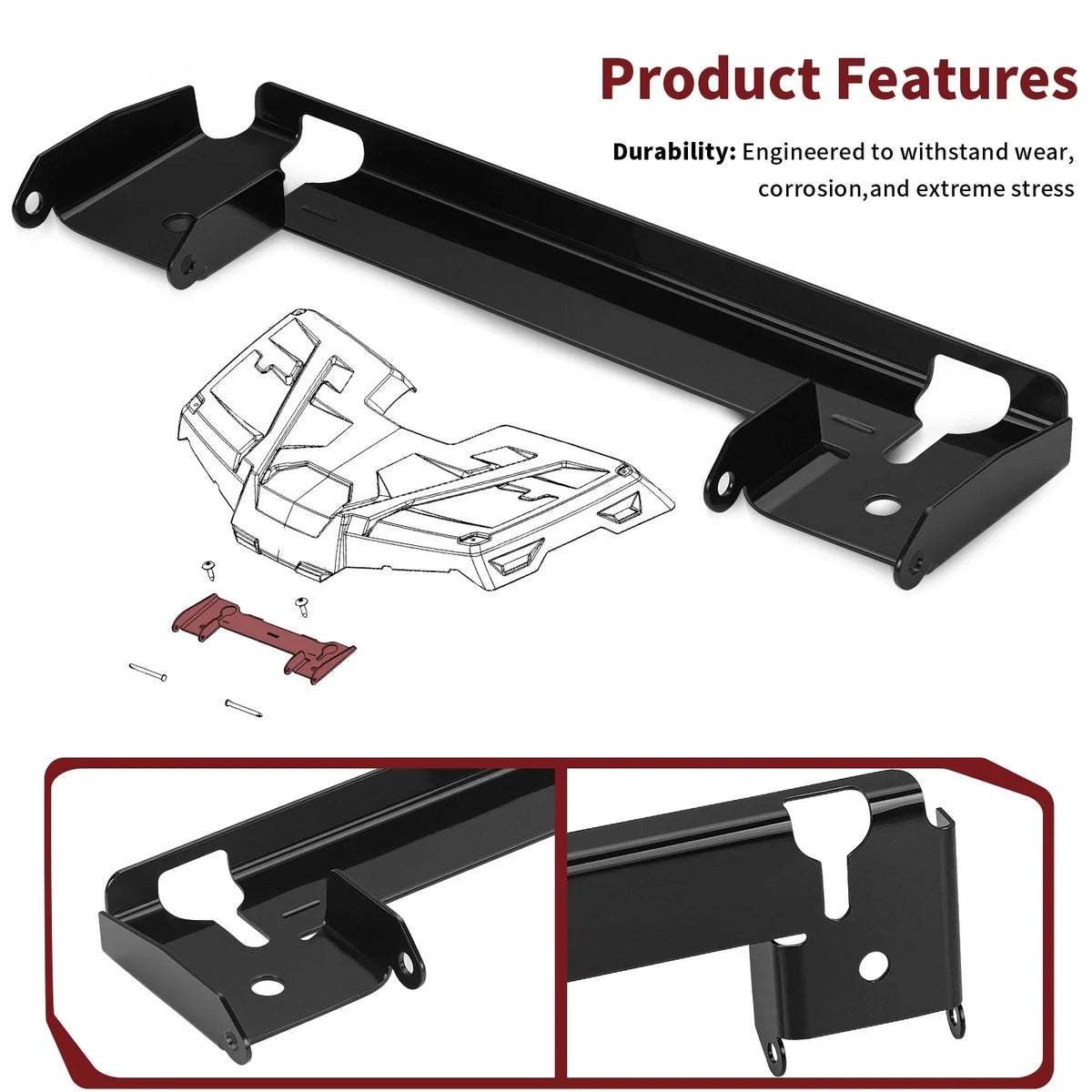 Front Rack Pivot Bracket 5259854-329 for Polaris Sportsman 570 (2014–2023)