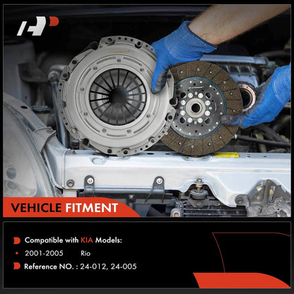 Clutch Kit for Kia Rio 1.5L 1.6L (2011–2017) 24-005, 24-012