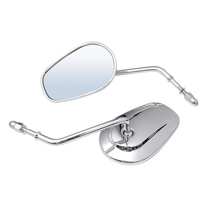 Chrome Rearview Mirrors for Harley Touring FLHT FLHR Road King FLHTC