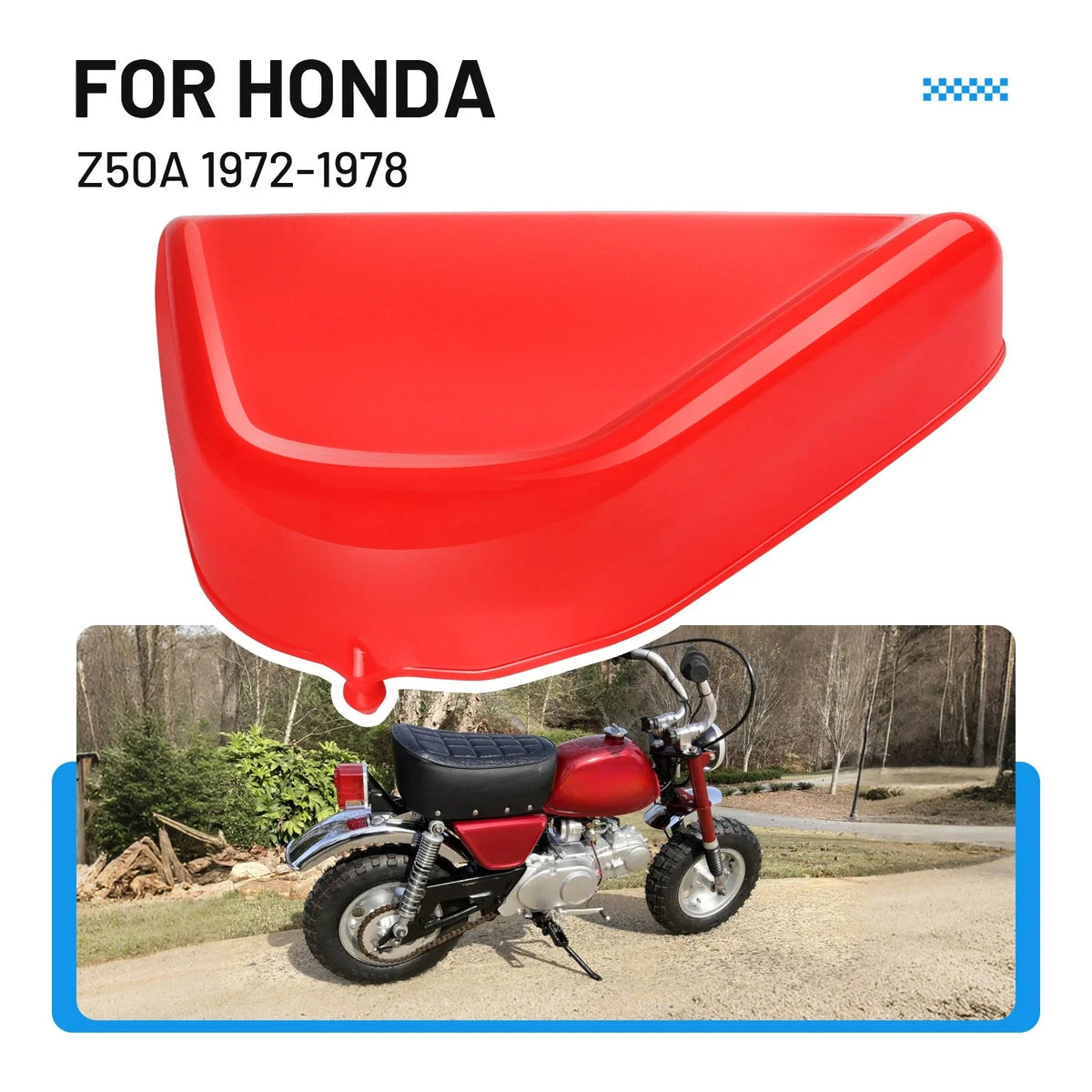 Left Side Cover for Honda Z50 Z50A (1972–1978)