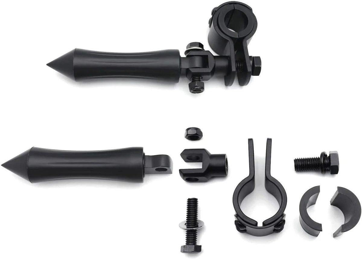 FootPeg Rest Mount Kit for Yamaha, Honda, Suzuki, Kawasaki (25mm, 32mm)