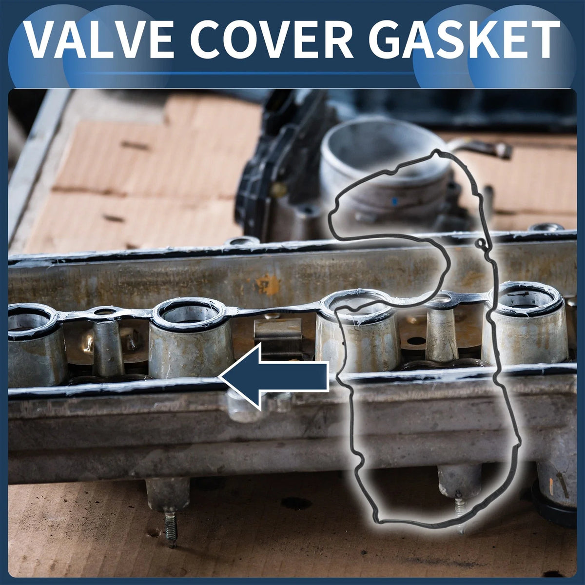 Valve Cover Gasket No. 31330772 for Ford C-Max (2010–2019) 1.6L