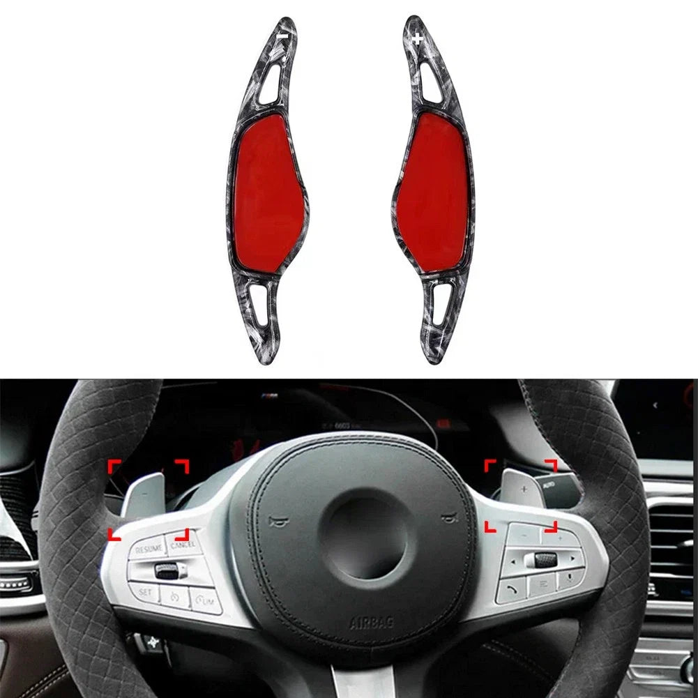 Steering Wheel Shift Paddle Extension Cover for BMW 2 3 4 5 6 7 8 Series X3 X4