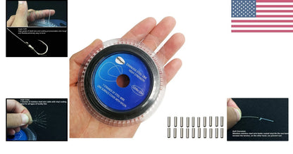 10LB-200LB Fishing Wire Leader for Tough Fish (10 Meter Stainless Steel)